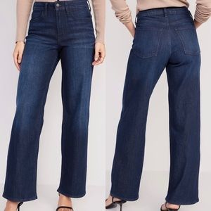 OLD NAVY High Waisted Wow Wide Leg Jeans